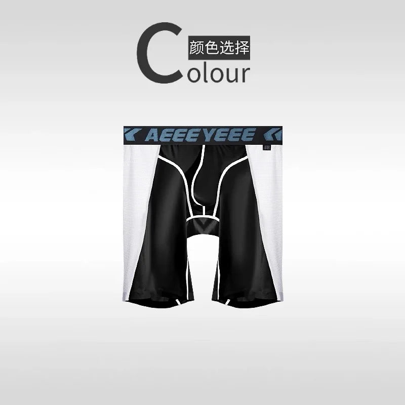 Men's Boxer Shorts for Fitness Training Cycling Underwear