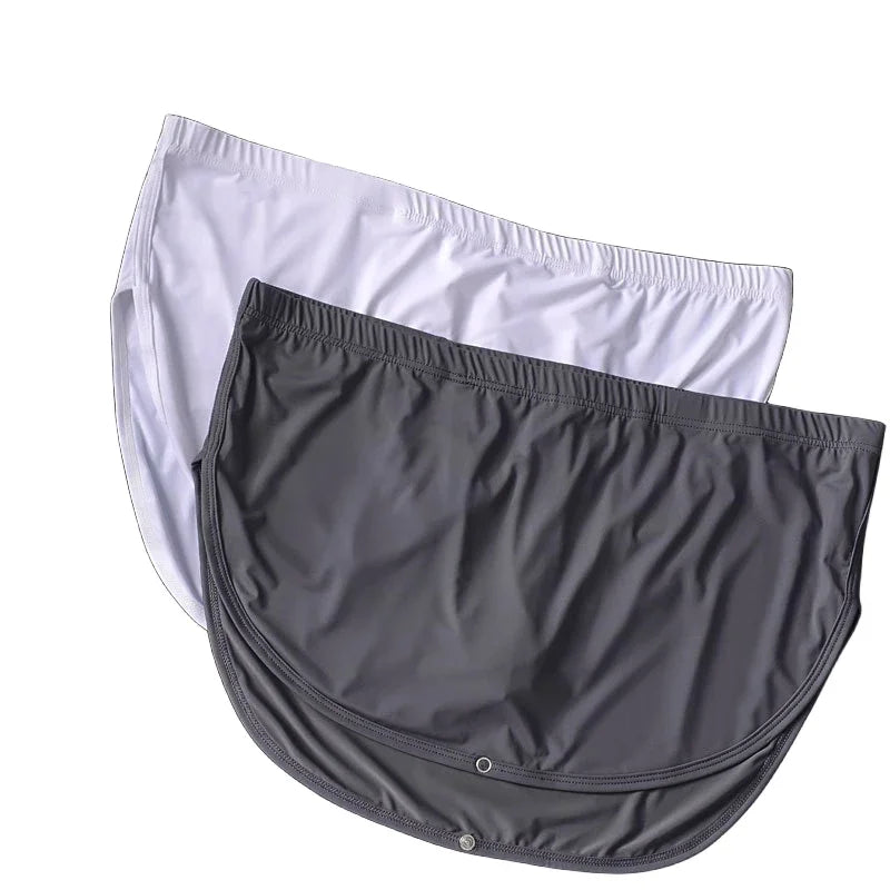 Men's Low Waisted Boxer Shorts with Detachable Lining