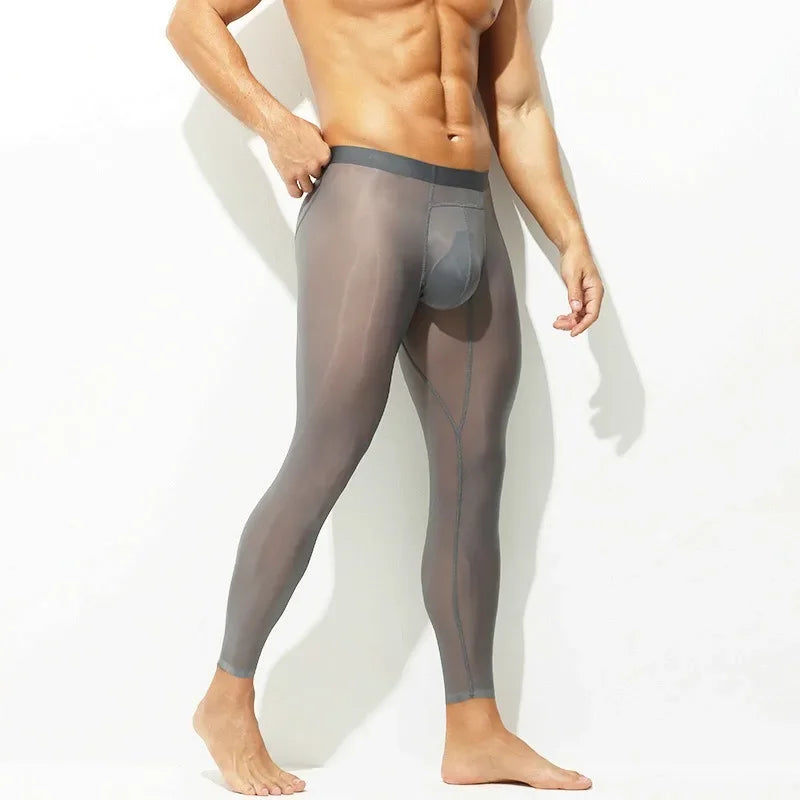 Ultra-thin Transparent Thermal Underwear Bottoms