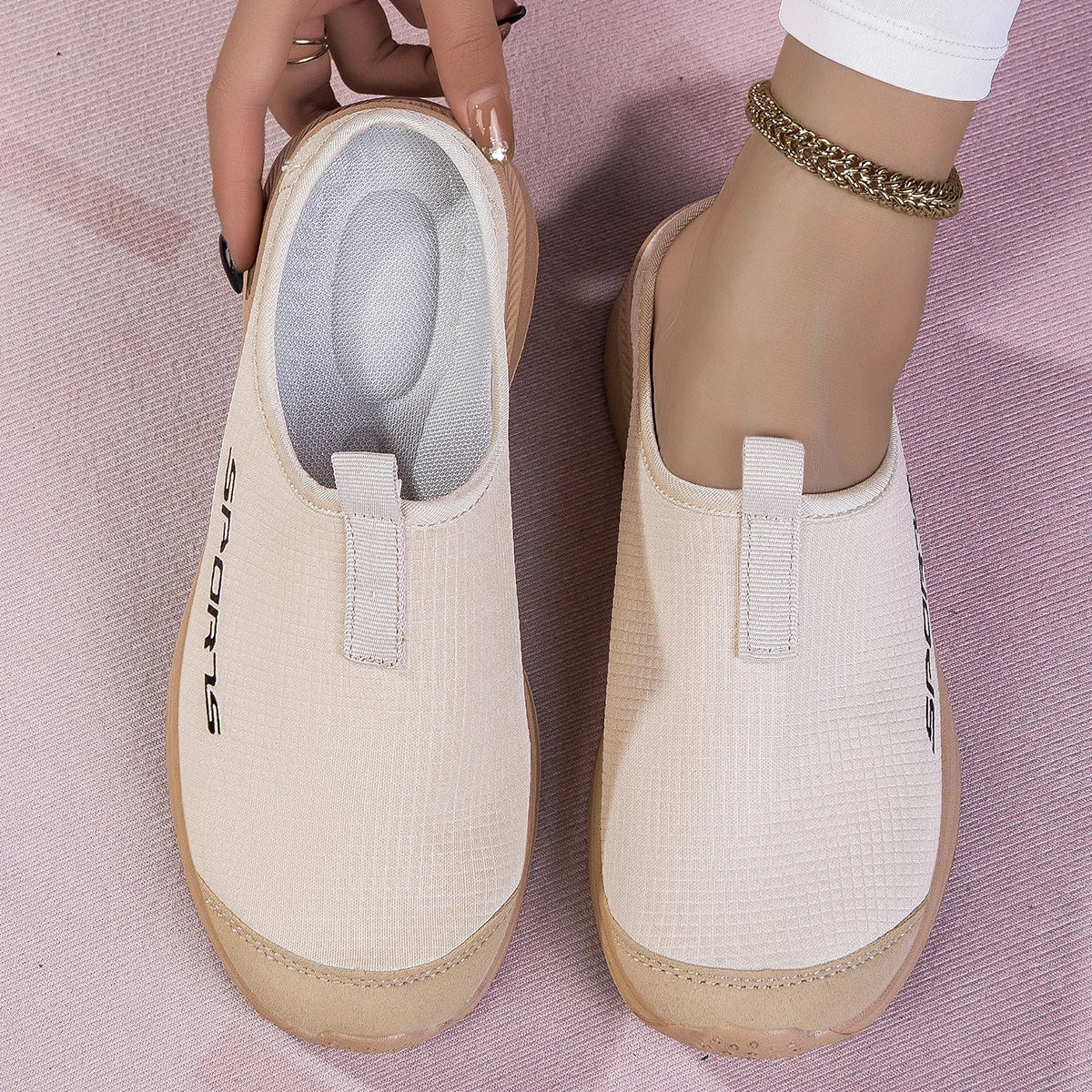Men's Casual Slip-On Shoes with Breathable Air Mesh