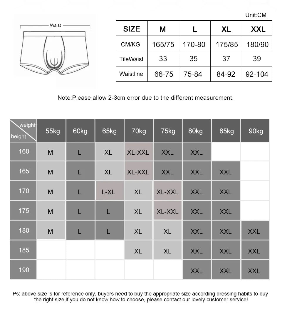 Cotton Open Front Boxer Shorts for Men