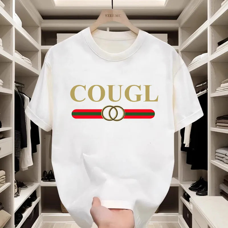 Light Luxury Cotton Short-sleeved T-shirt for Men