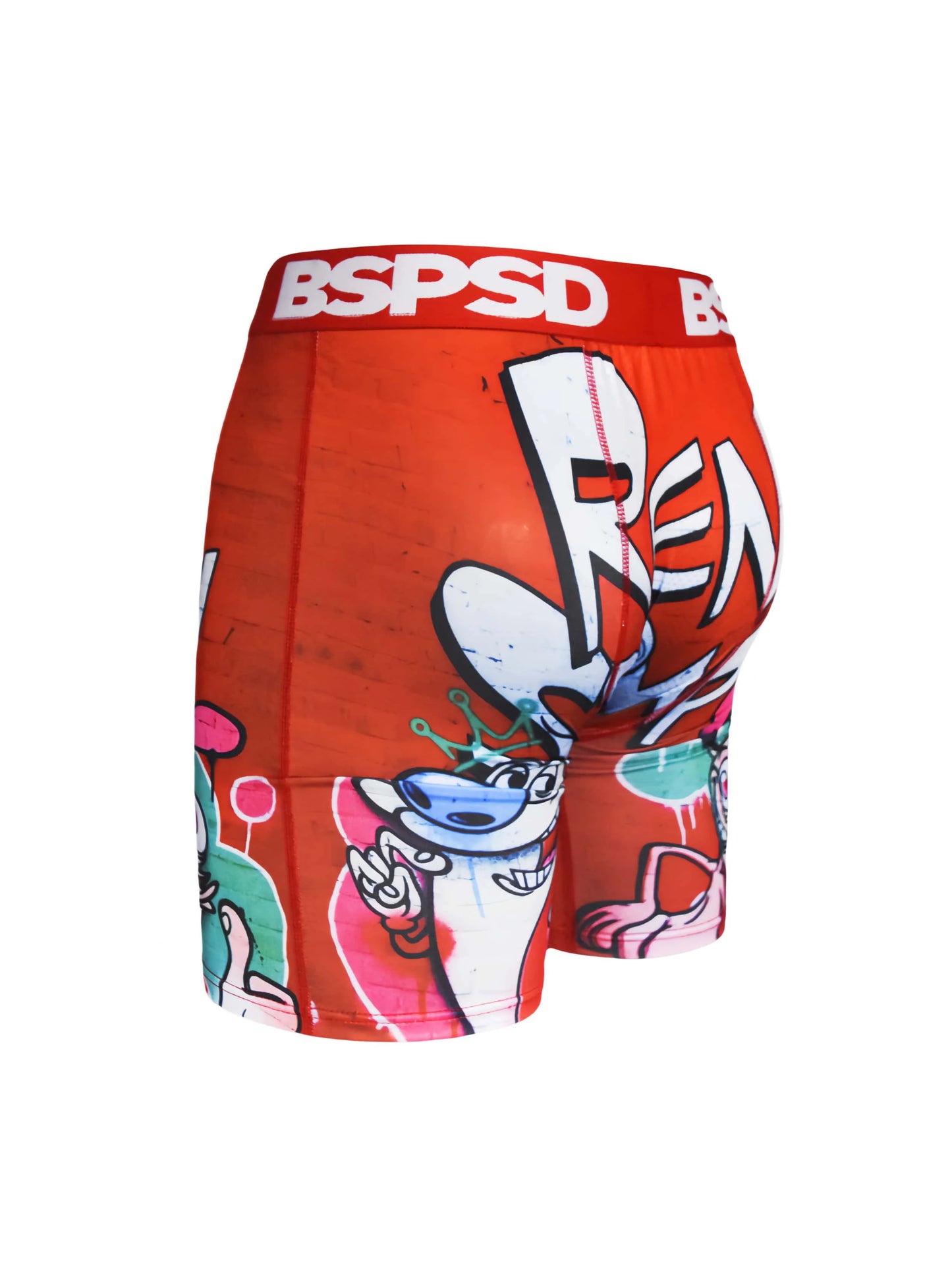 Men's Printed Boxer Shorts Ren & Stimpy