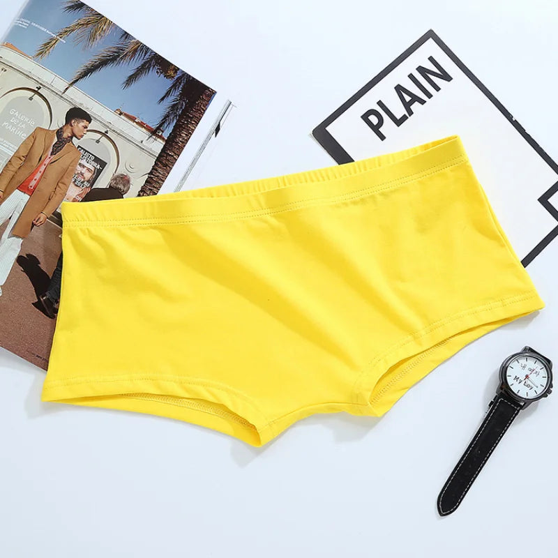 Men's Low Rise Breathable Boxer Shorts for Summer Sports