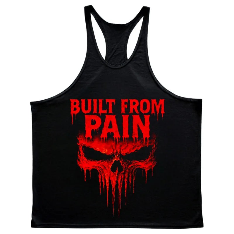 Men’s Summer Tank Tops 100％ Cotton Breathable I-shaped Vest Bodybuilding Sportswear Outdoor Fitness Clothing Basketball Jersey