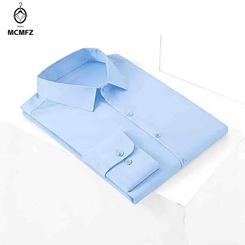 Men's Black Long Sleeve Button Down Dress Shirt