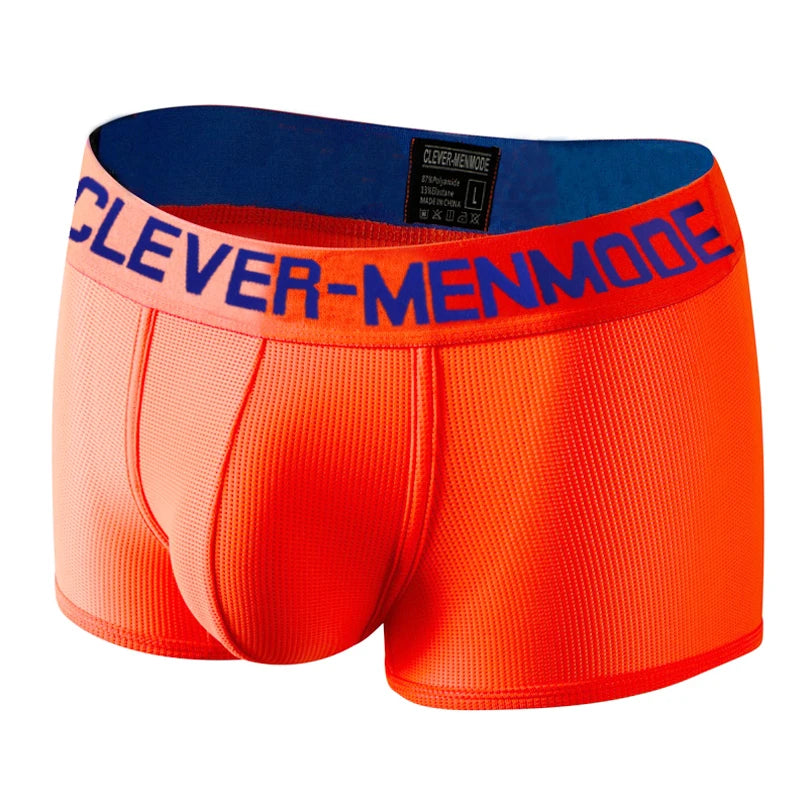 Mesh Boxers Sexy Bulge Penis Pouch Men Underwear Boxer Shorts Trunks Underpants Knicks Panties Cueca hombre Boxershort