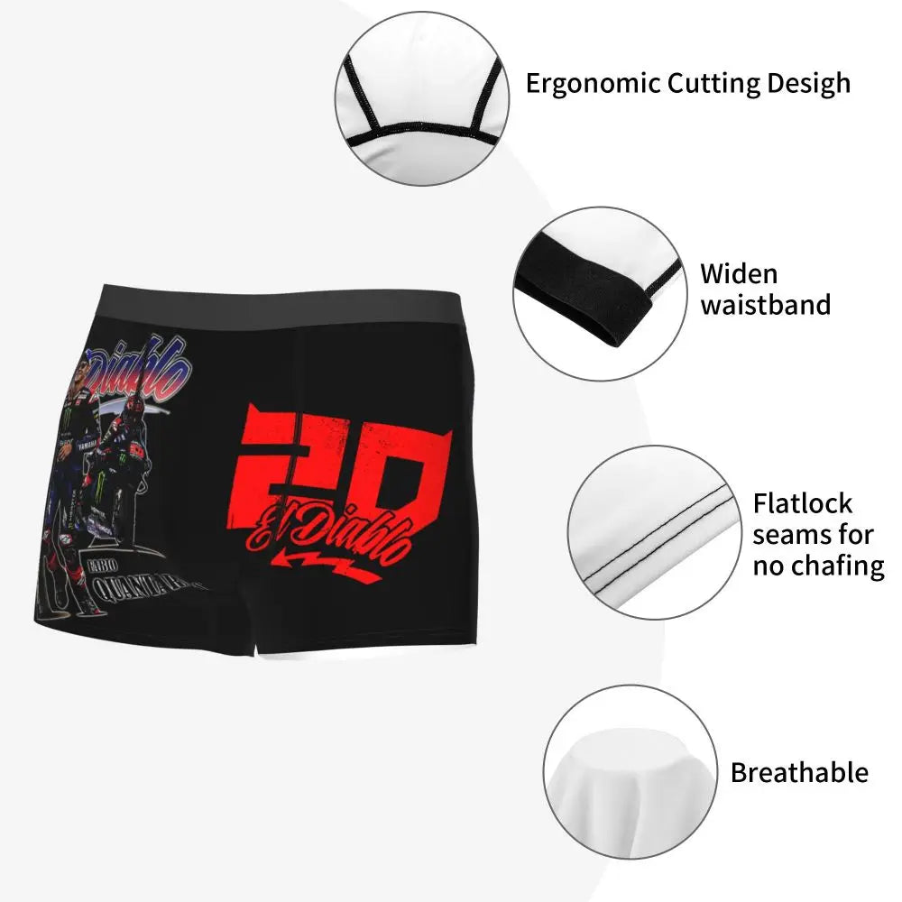 Boxer Shorts Custom Fabio Quartararo Men Underwear