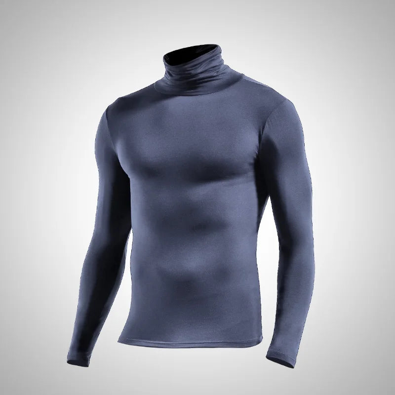 Men's Thermal Turtleneck Bohemian Lapel