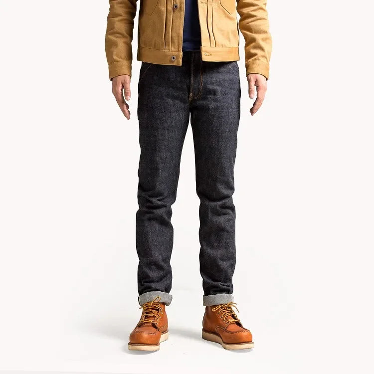 Red Tornado Men's Blacksmith Jeans Slim Denim Back-Buckle Pants
