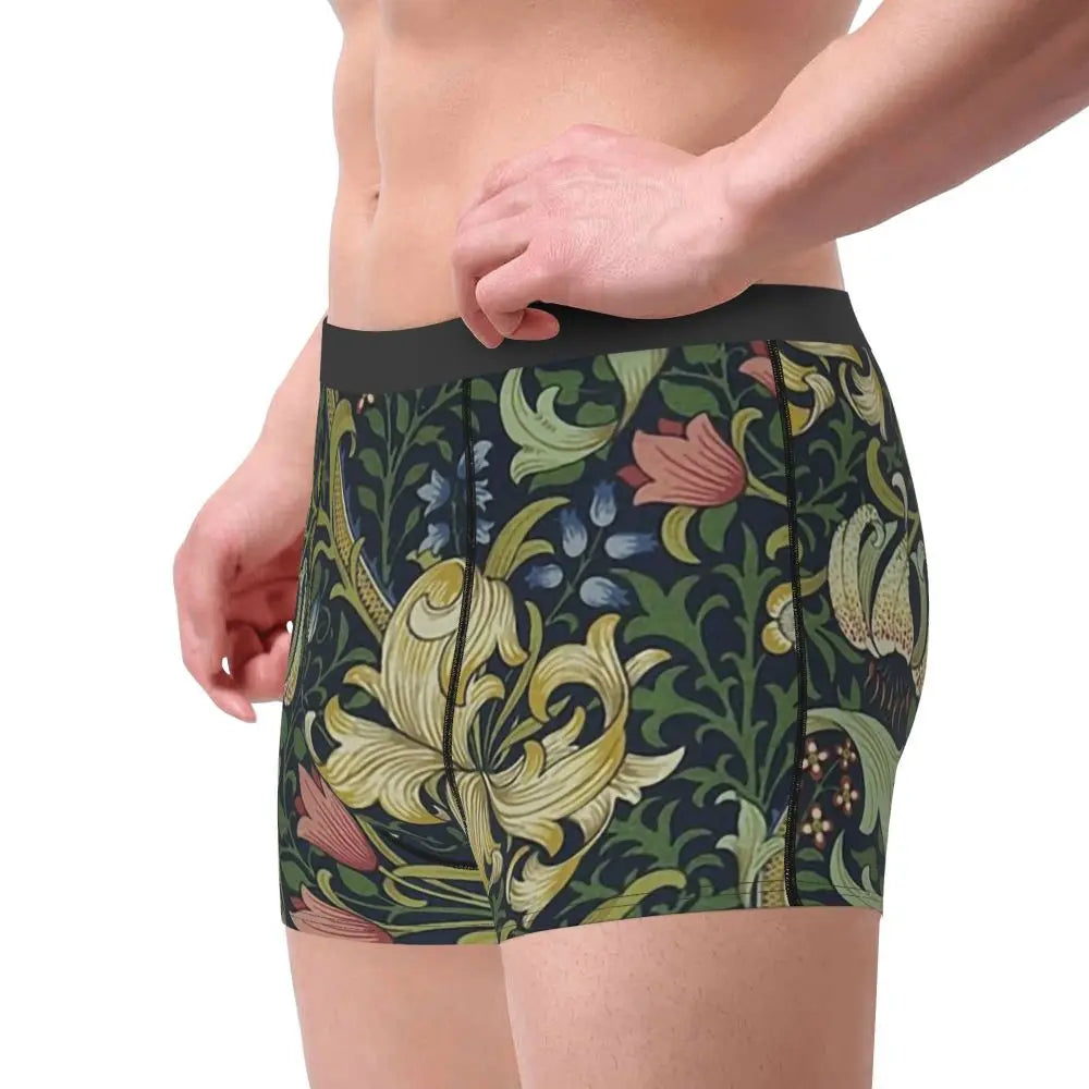 Breathable Cotton Polyester Boxer Shorts for Men