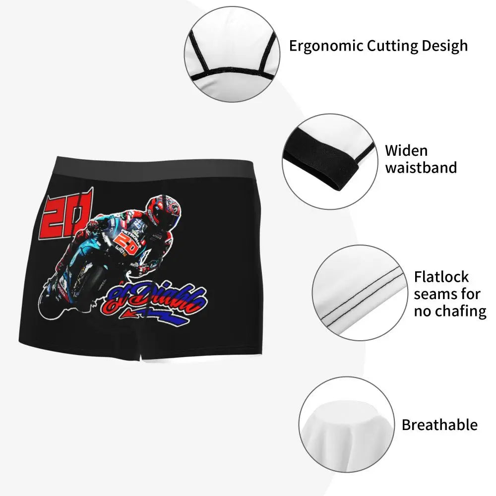 Boxer Shorts Custom Fabio Quartararo Men Underwear