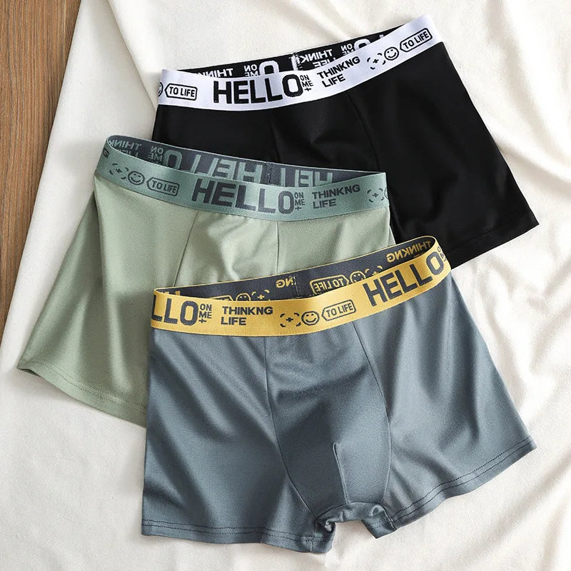 Men's Large Size Breathable Polyester Sports Briefs