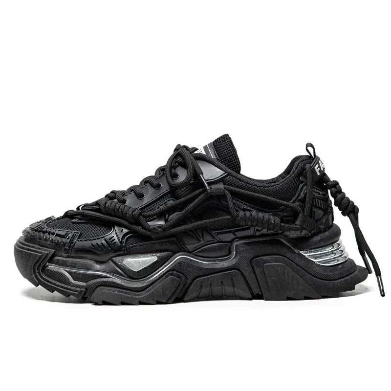 Men's Casual Mesh Sneakers with Thick Sole