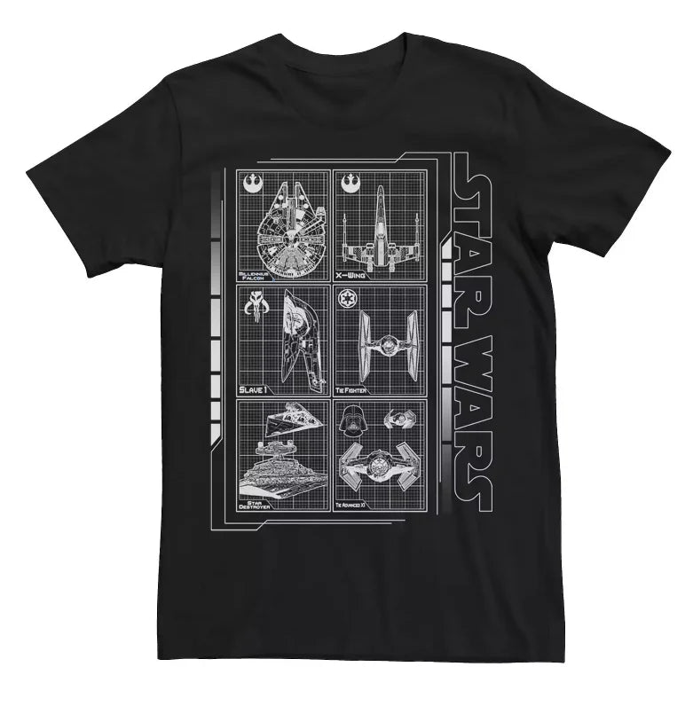 Star Wars-Themed printed short-sleeved, Telcan Shirt for men and women