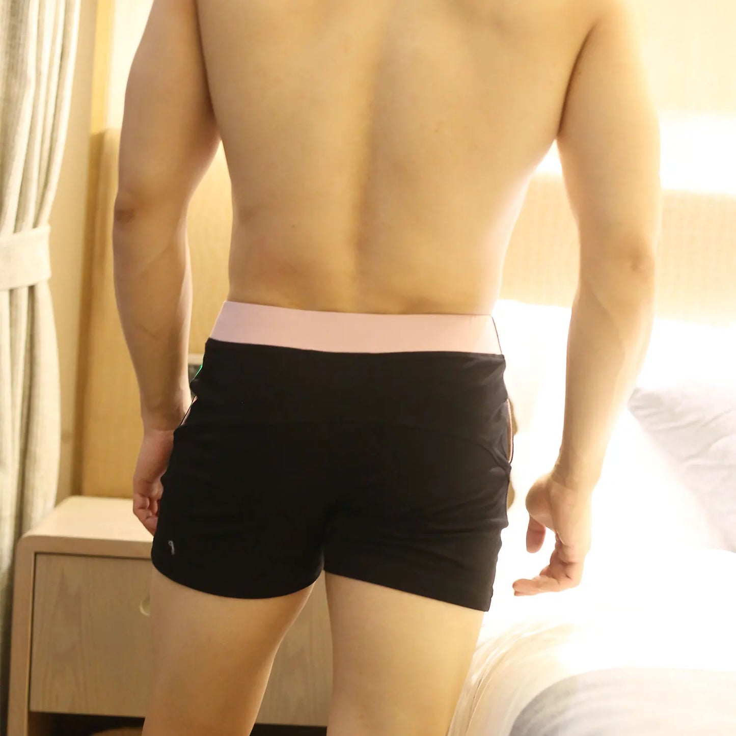 UXH Men's Cotton Boxer Shorts for Home and Sport