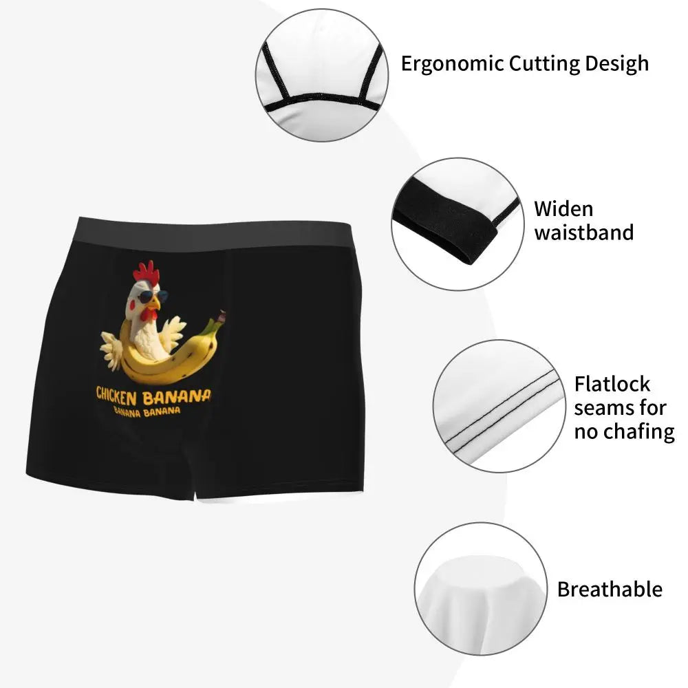 Men's Boxer Shorts Brr Brr Patapim Funny Italian Brainrot