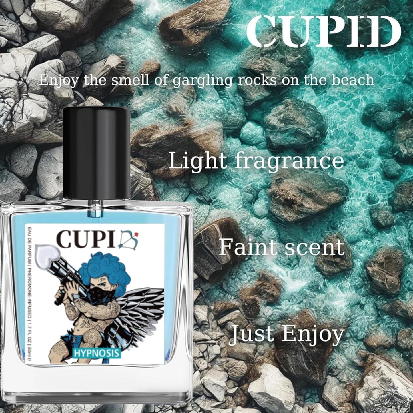 50ml Cupid Cologne Perfume Pheromone Cologne for Men Long Lasting Enhances Intimacy High Quality Hombre Perfume Attract Women
