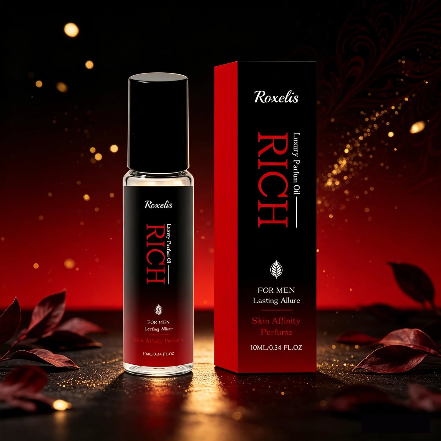Roxelis 10ml Alcohol Free Glamour Cologne for Men