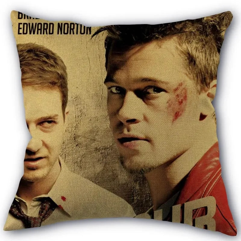 Custom Brad Pitt Pillowcase 45x45cm One Side Decoration Home Textile Cotton Pillow Cover 2026 +