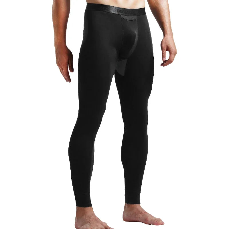 Thin Cotton Long Johns Men's Thermal Underwear