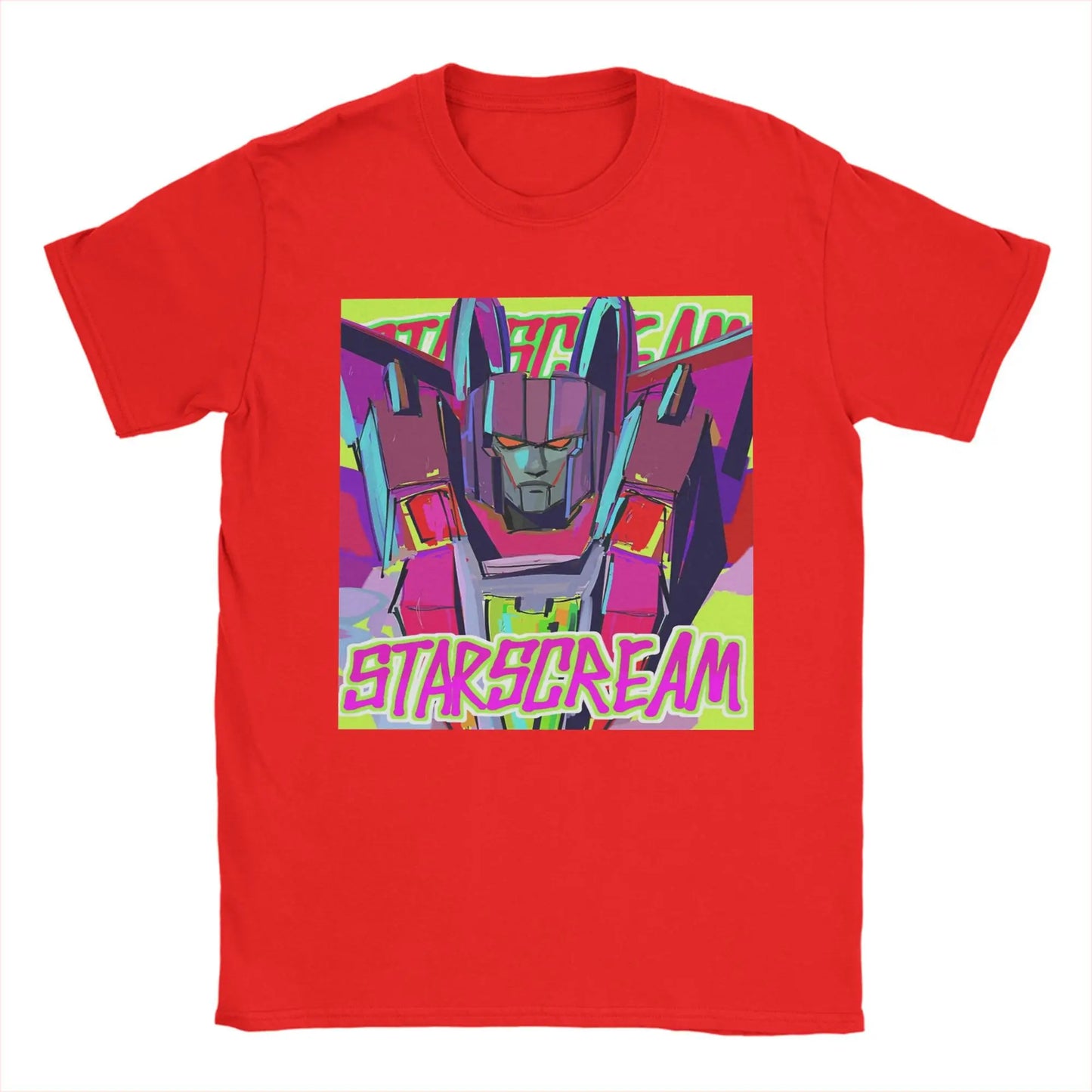 StarScream Men's Women's T Shirt Pure Cotton Graphic Printed Tee Shirt