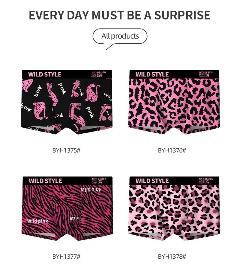 Men's Boxer Shorts Leopard Print Underwear