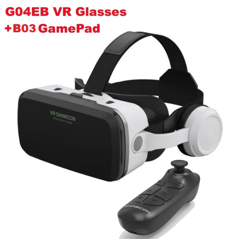 VR Glasses 3D Virtual Reality Glasses Stereo Headset Version for 5.5-7 Inch Mobile Phones