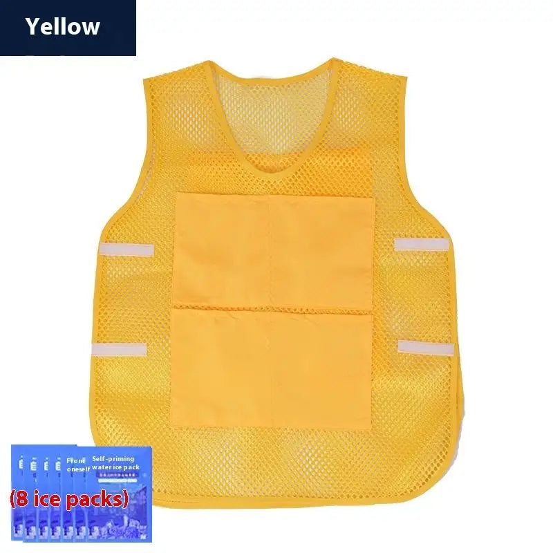 Summer Cooling Vest with Ice Bag Water Cooling System