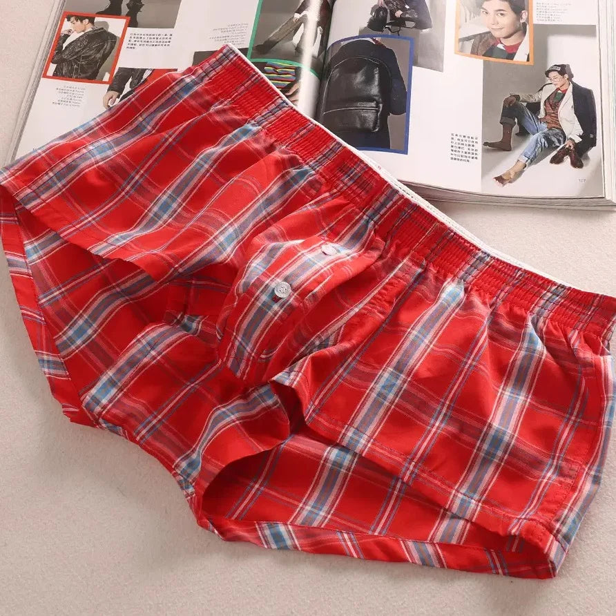 Cotton Boxer Shorts by SEOBean for Men
