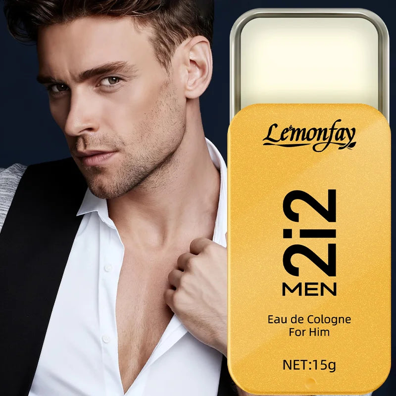 Lemonfay 2i2 Men Solid Perfume Balm 15g Alcohol Free