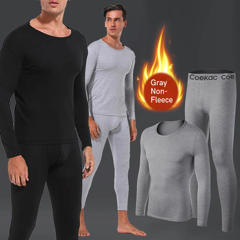 MISS MOLY Brand Thermal Underwear for Men Long Johns Sport Base layer Fall/Winter