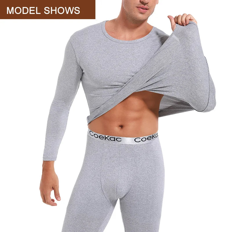 MISS MOLY Brand Thermal Underwear for Men Long Johns Sport Base layer Fall/Winter