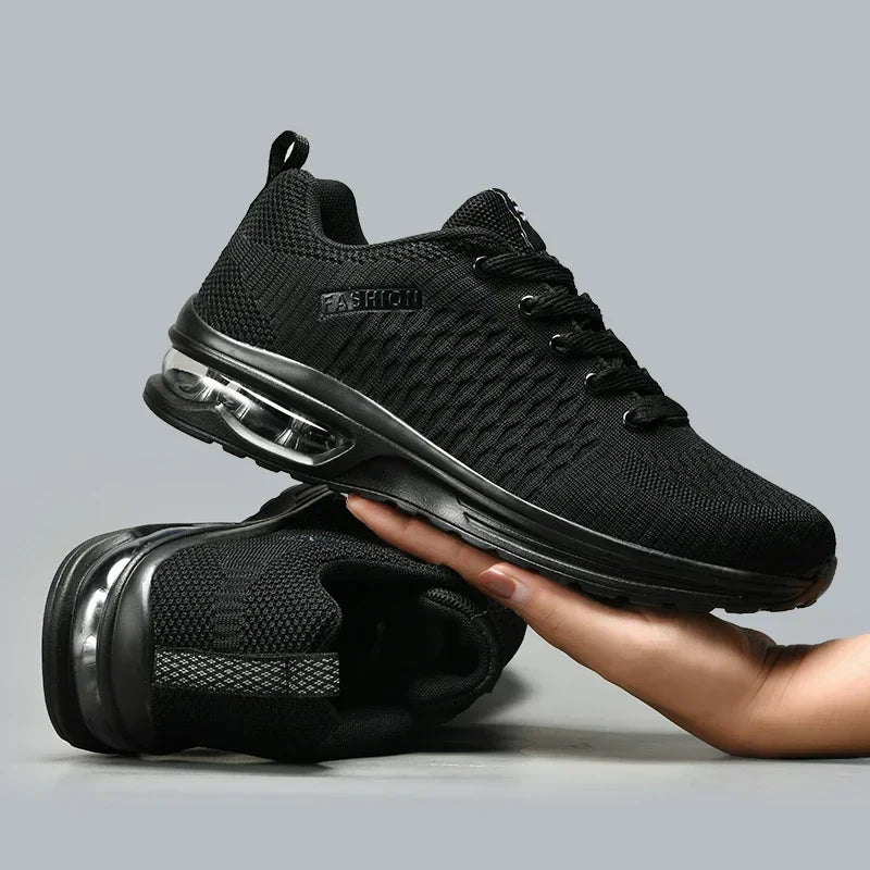 Men's Lightweight Leather Sports Shoes for Outdoor Activities