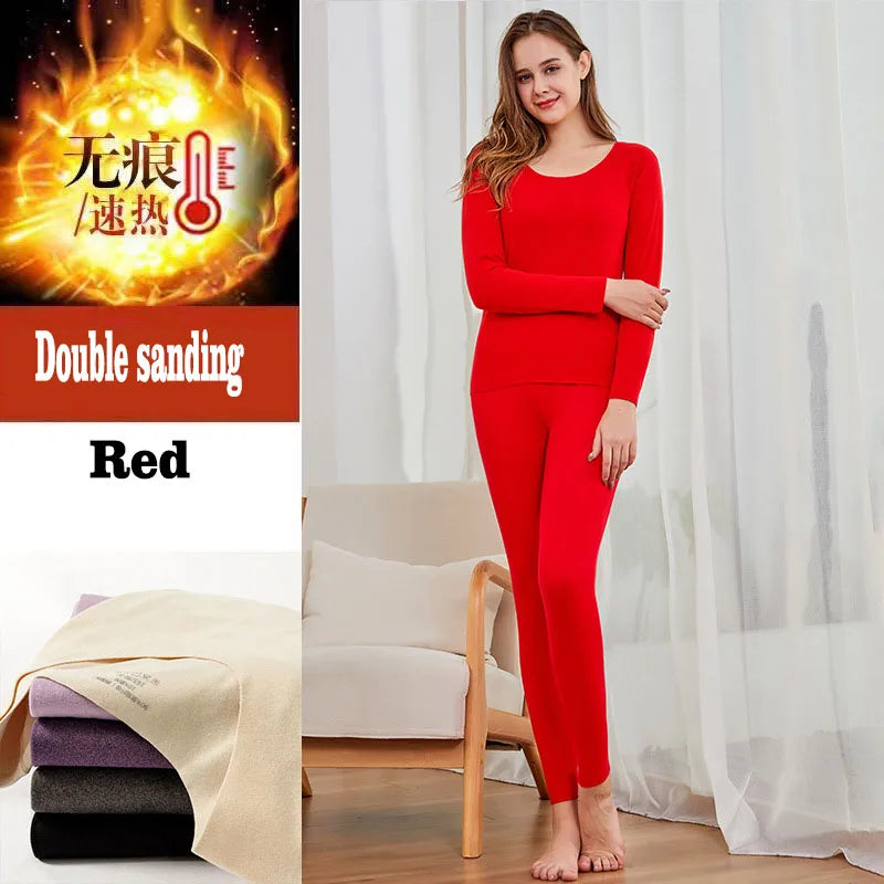 Thermal Underwear for Women + Men - 2 Pack Sets Ultra Soft Long Pajama