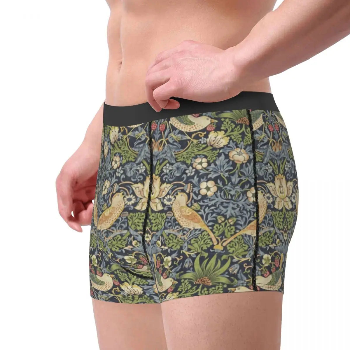 Breathable Cotton Polyester Boxer Shorts for Men