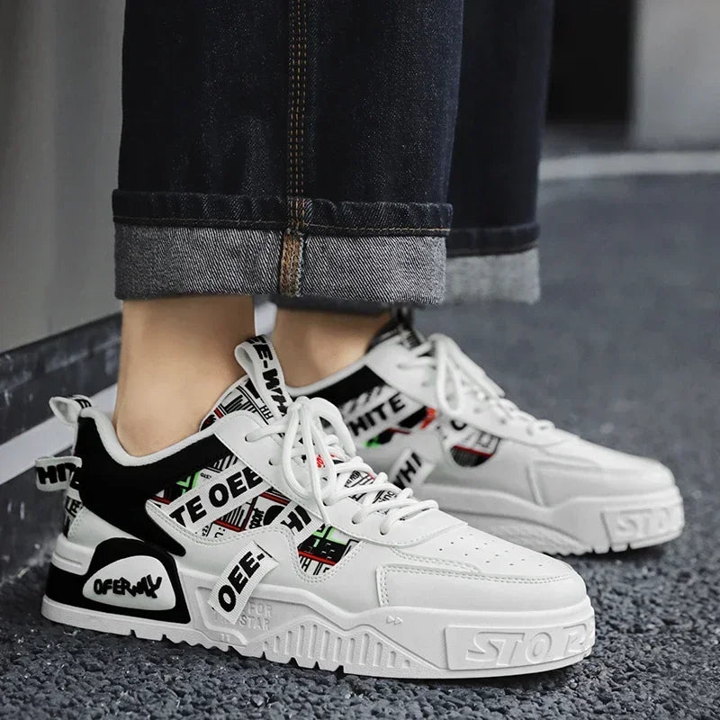 Men's Leather Sports Shoes for Summer Activities