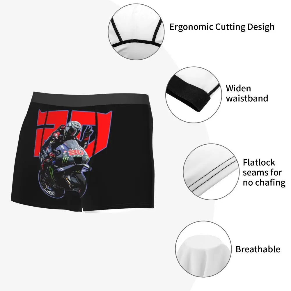 Boxer Shorts Custom Fabio Quartararo Men Underwear