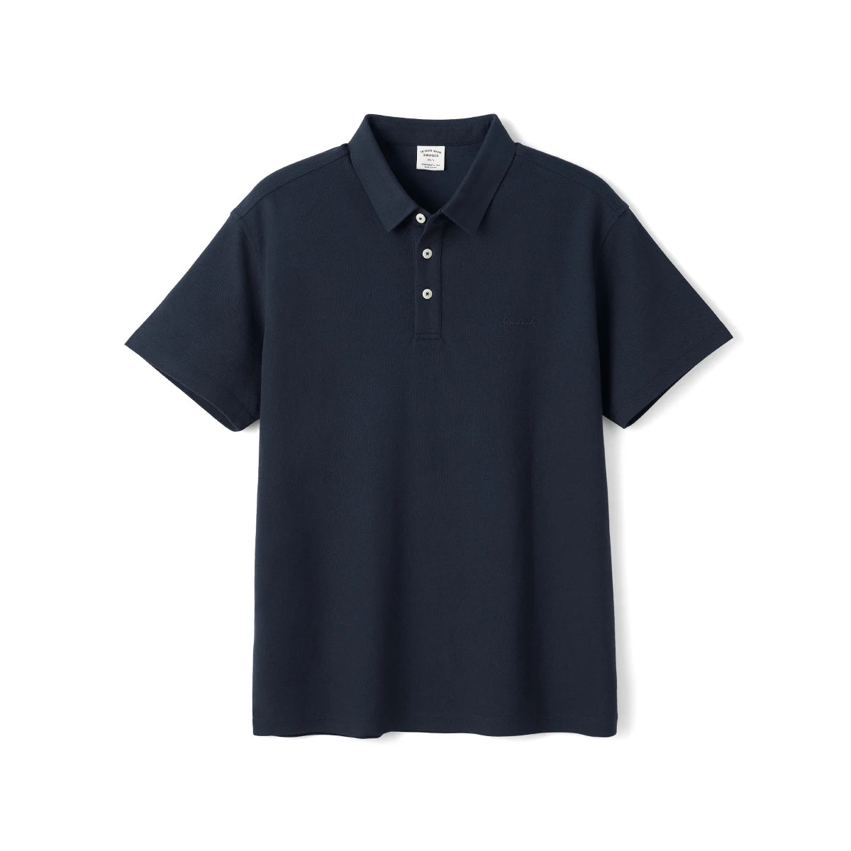 SIMWOOD Summer Cotton Pique Polo Shirt Men