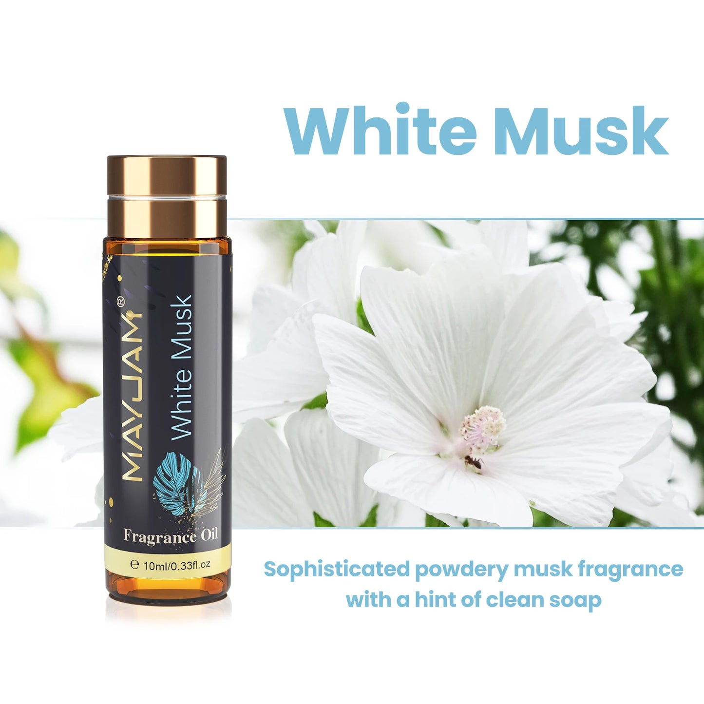 MAYJAM Essential Oil Fragrance White Musk Sea Breeze