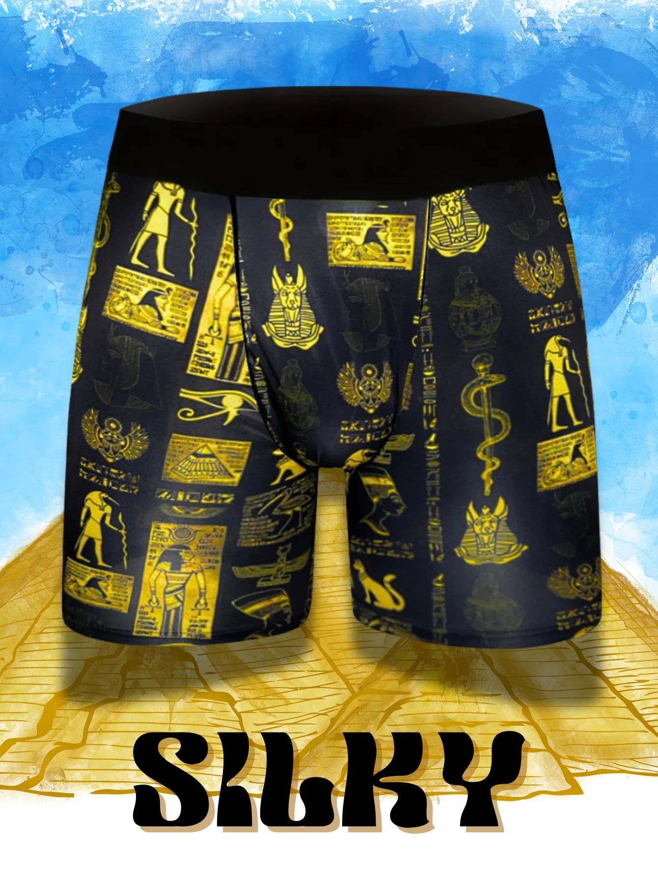 Men's Printed Boxer Shorts for Casual Sports and Fashion