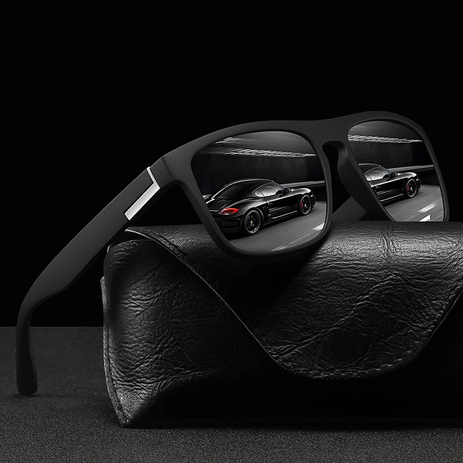 Fashion Vintage Square Sunglasses Men Women Fishing Driving Man Luxury Brand Designer Sun Glasses Anti-Glare Retro Eyewear UV400