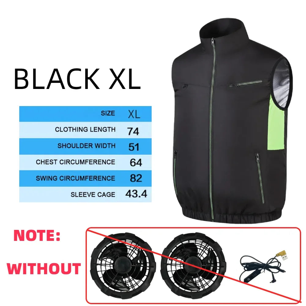 Cooling Vest Ice Fan Vest for Hot Weather Work