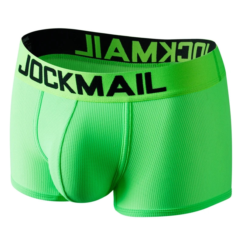 Mens Boxer Briefs Soft Nylon Underwear