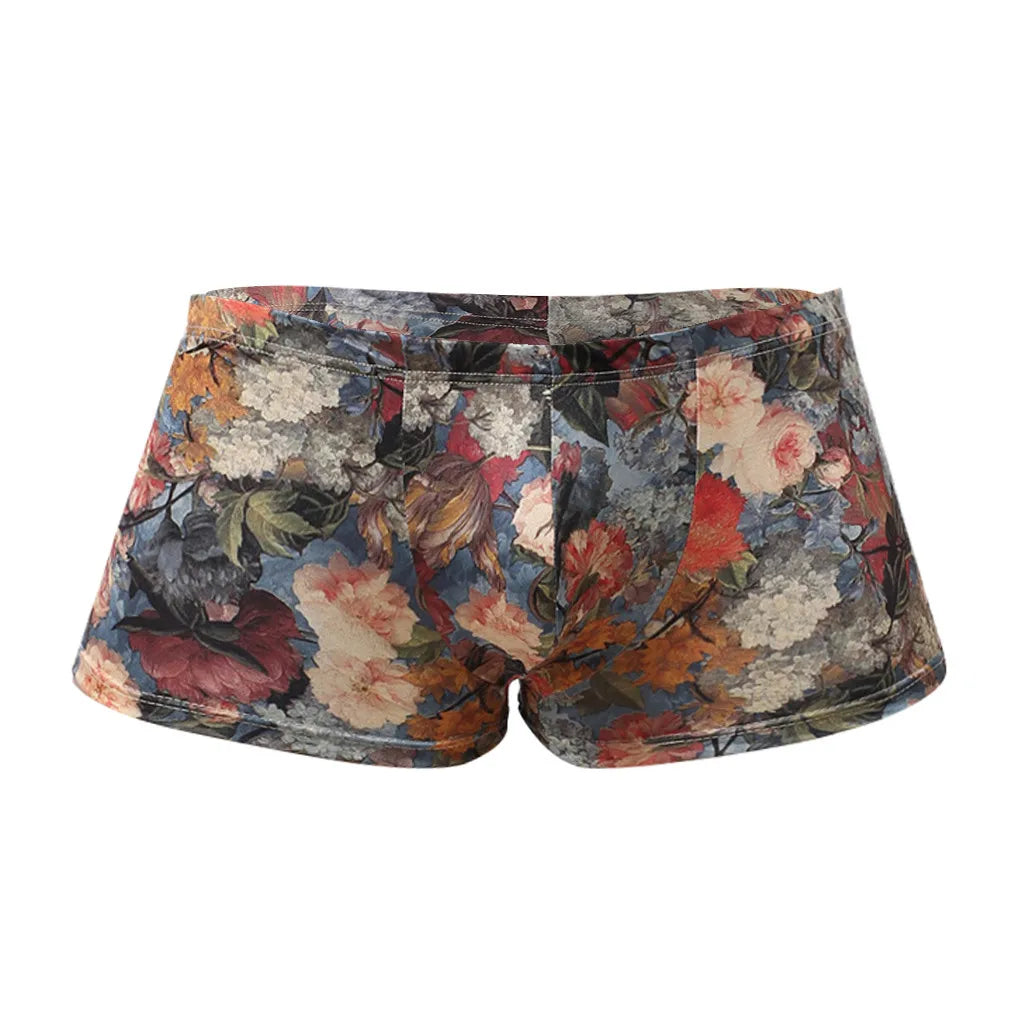 Nylon Printed Boxer Shorts for Men S-XXL