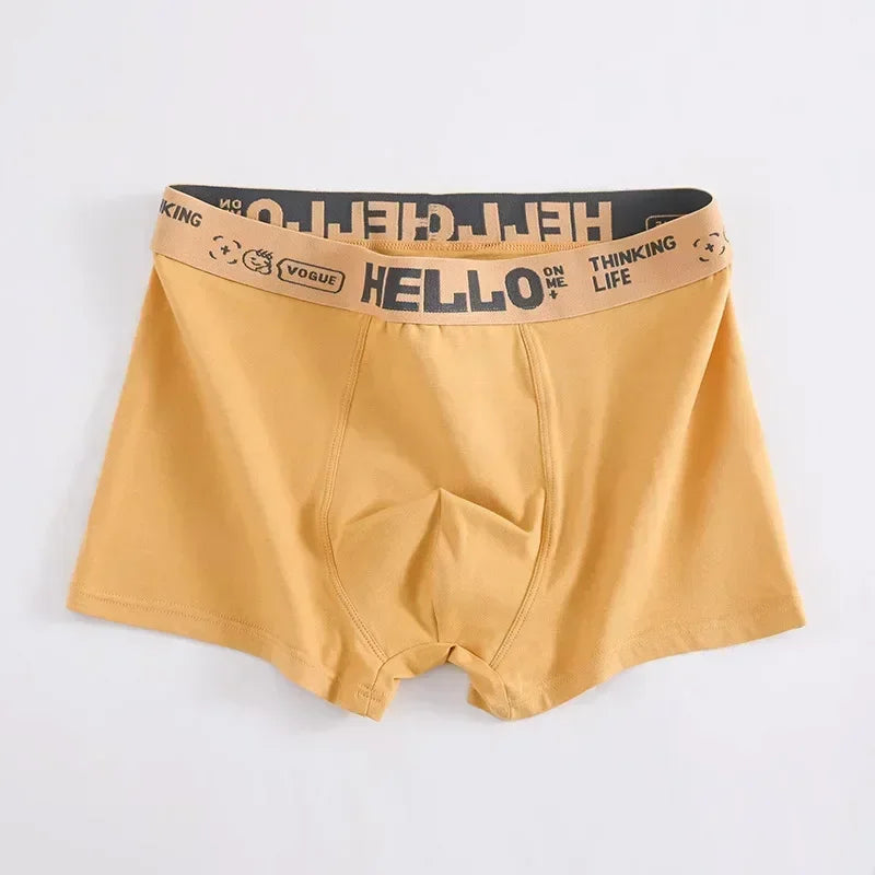 Men's Cotton Boxer Shorts Comfortable Breathable Underwear