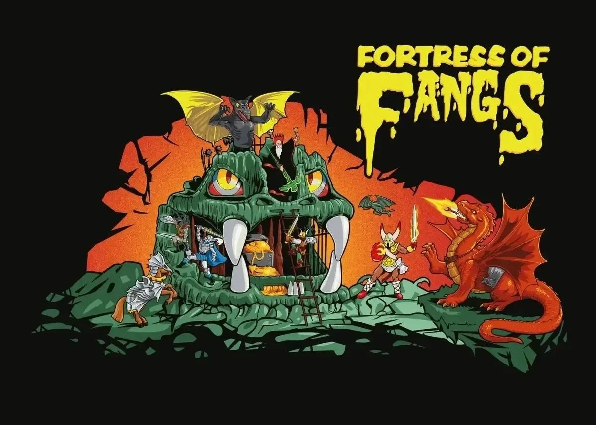 Dungeons & Dragons Games Poster,  Retro Canvas Art, High Quality Prints