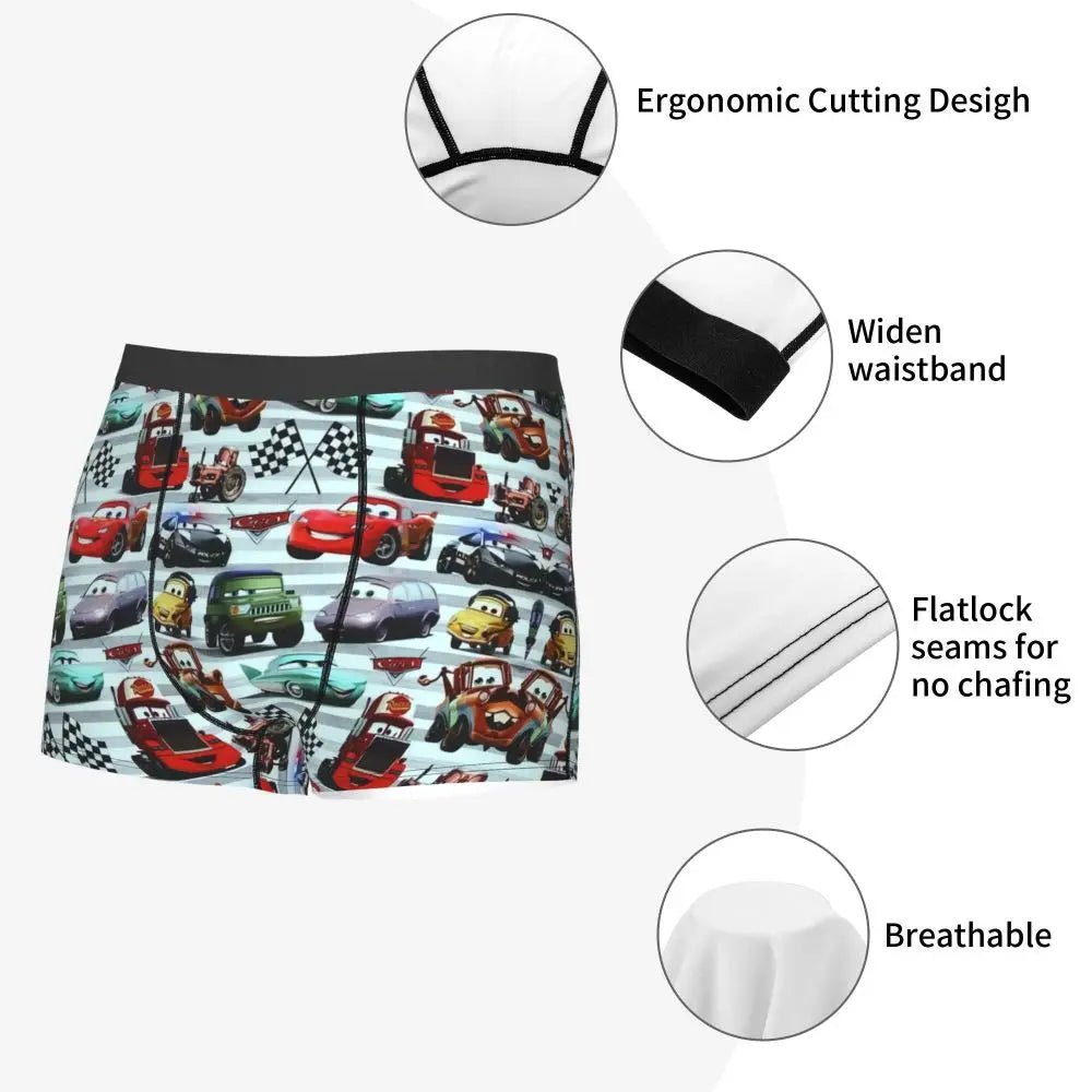 Lightning McQueen Cars Boxer Shorts for Men