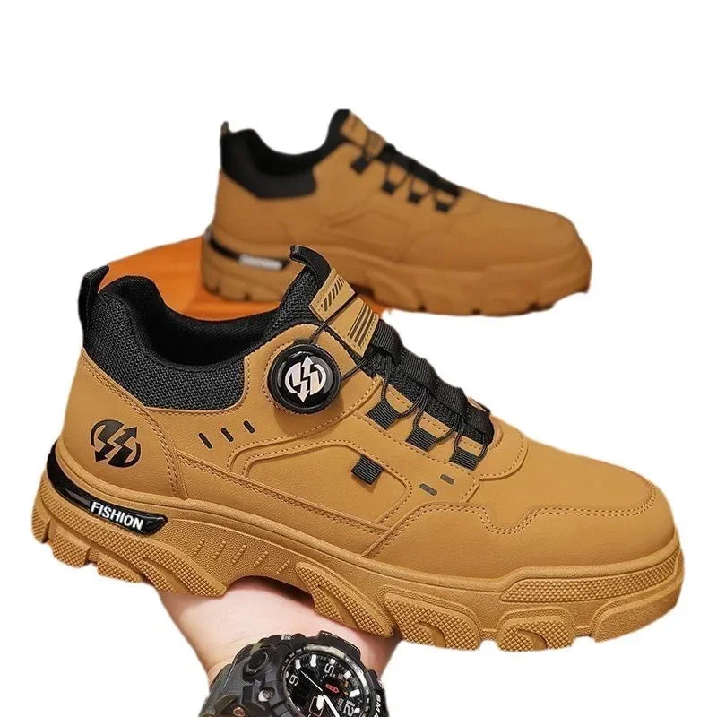 Leather Summer Men's Casual Sneakers Comfortable Sports Shoes