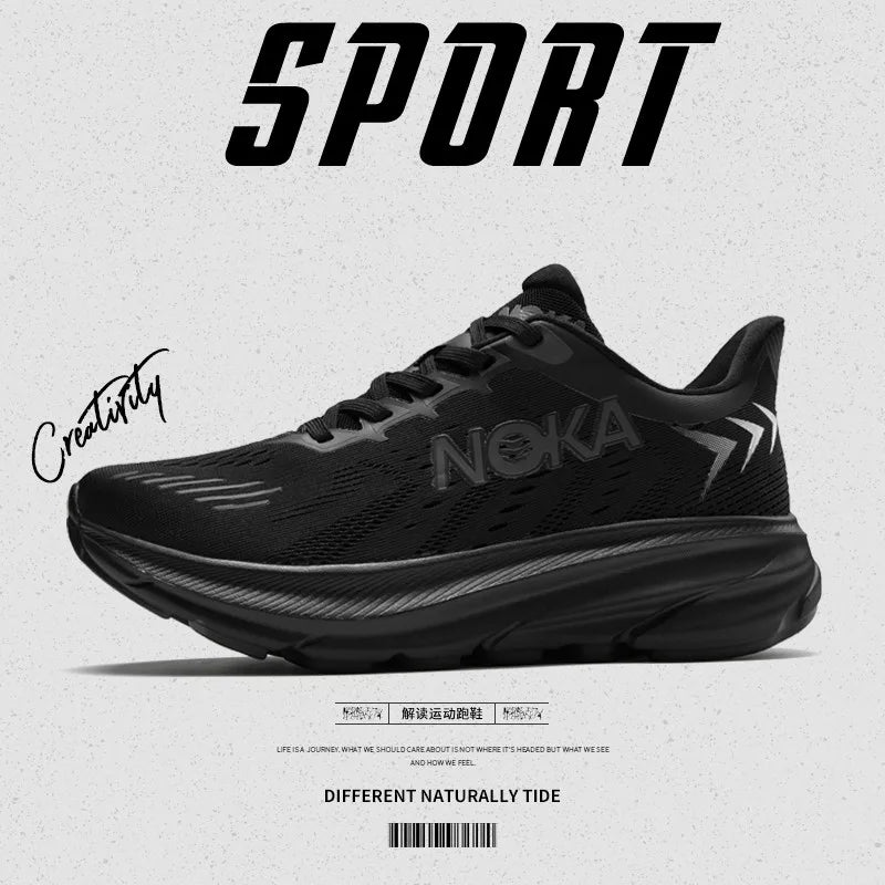 New men's casual sports shoes with shock absorption, breathable running shoes, anti slip and wear-resistant outdoor hiking shoes